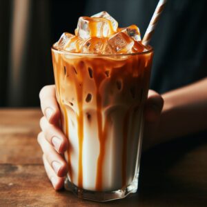 طرز تهیه آیس ماکیاتو کاراملی